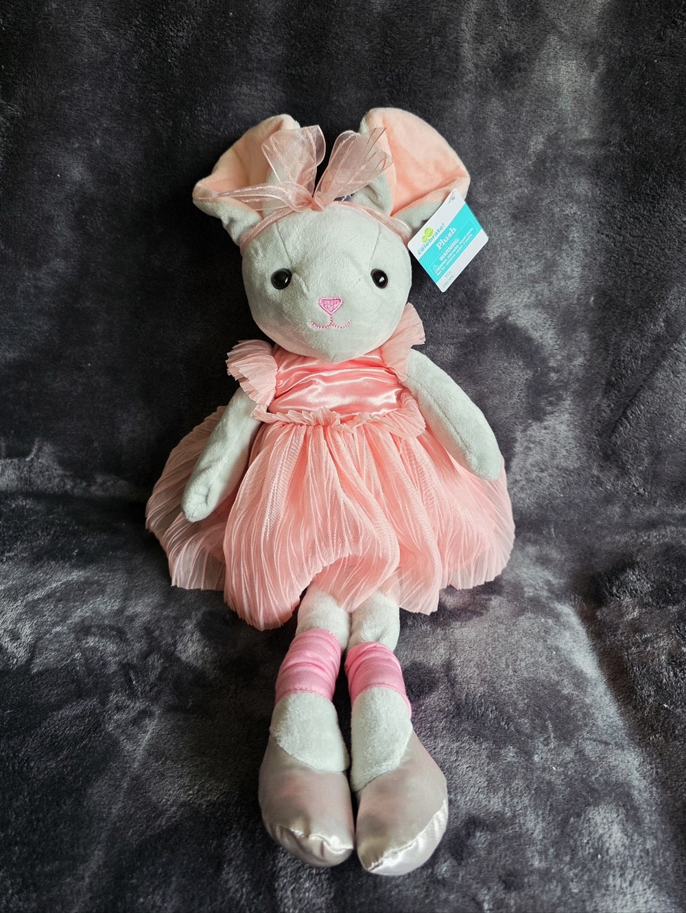 Easter Ballerina Bunny Plush kid's toy 20" limited-edition 2026 Way to Celebrate